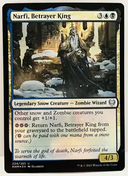 Narfi, Betrayer King -#224-MTG- Kaldheim-FOIL-NM - Image 1