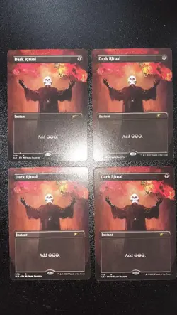 Mtg Dark Ritual English Version Sld 4 Pieces - Image 1