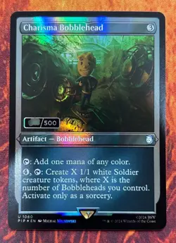 Mtg Charisma Bobblehead / Double Rainbow Foil Serial - Image 1