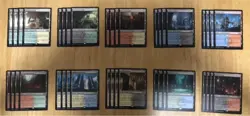 English Version Mtg Guilds Of Ravnica Allegiance Land Set 4 - Image 1