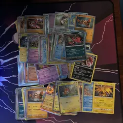 Pokemon Card Lot Of 90 PAR cards Holos and Reverse Holos - Image 1