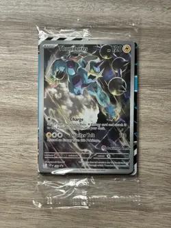 Pokemon Black Bolt ETB Thunderus SVP 209 Promo Pokemon Center Stamped SEALED - Image 1