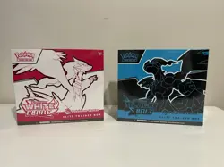 Pokemon Black Bolt & White Flare Pokemon Center Exclusive Elite Trainer Box Set - Image 1
