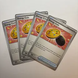 4X Energy Coin 081/086 Black Bolt Pokemon Cards - Image 1