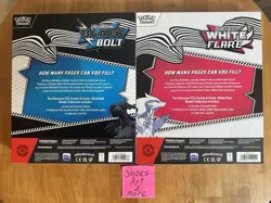 Pokemon Black Bolt And White Flare Binder Collection Set “Factory Sealed” - Image 2