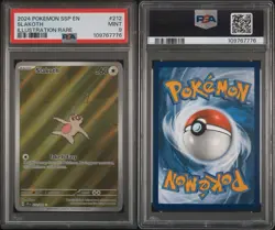 2024 POKEMON SSP EN-SURGING SPARKS ILLUSTRATION RARE #212 SLAKOTH PSA 9 - Image 3