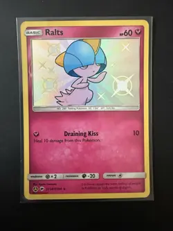 Pokemon Ralts - SV34/SV94 - Shiny Holo Rare NM-Mint Hidden Fates - Image 1