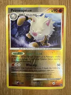 Primeape - 27/106 - Pokemon Great Encounters Reverse Holo Rare DMG - Image 1