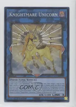 SR - Knightmare Unicorn 1st Ed. YuGiOh 25th Anniversary Rarity Collection 9ad - Image 1