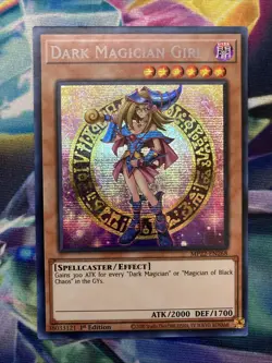 Dark Magician Girl MP22-EN268 1st Edition Prismatic Secret Rare Near Mint Yugioh - Image 1