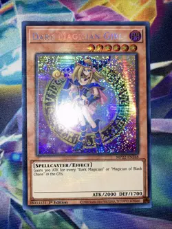 Dark Magician Girl MP22-EN268 1st Edition Prismatic Secret Rare Near Mint Yugioh - Image 2