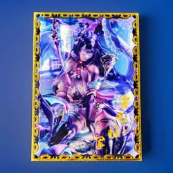 Goddess Story Die Cut Thick Gold Metal Anime Waifu Card Gaiden Shogun - Image 1