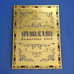Goddess Story Die Cut Thick Gold Metal Anime Waifu Card Gaiden Shogun - Image 2