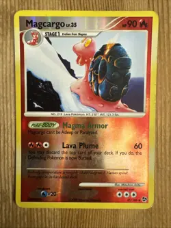 Magcargo 45/106 Reverse Holo Diamond & Pearl Great Encounters Pokemon Card DMG - Image 1