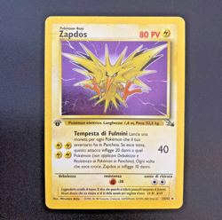 Pokemon Card Zapdos 1a EDIZIONE 15/62 Fossil ITA italiano played PL vintage - Image 1