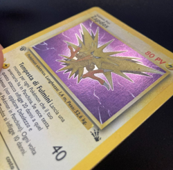 Pokemon Card Zapdos 1a EDIZIONE 15/62 Fossil ITA italiano played PL vintage - Image 3