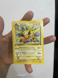 1st Edition Jolteon 20/64 Jungle Set Non Holo Rare Vintage 1999 Pokemon Card- NM - Image 1