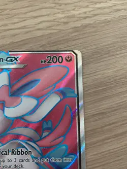 Sylveon GX 140/145 - Full Art Ultra Rare SM - Guardians Rising Pokemon Card - Image 4