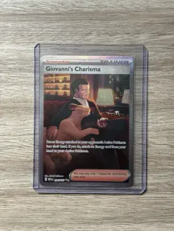 Giovanni’s Charisma 207/165 - SAR - SV151 - Pokemon TCG - Full Art Trainer Card - Image 1