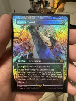 MTG: Buster Sword (Borderless 351) (FOIL) - NM - FINAL FANTASY - Image 1