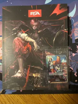 MINT SEALED One Piece SHANKS OP09-001 - Promo Card PSA July 2025 (with magazine) - Image 1