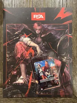 MINT SEALED One Piece SHANKS OP09-001 - Promo Card PSA July 2025 (with magazine) - Image 1