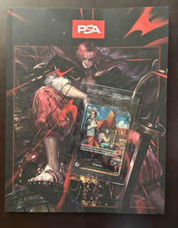 MINT SEALED One Piece SHANKS OP09-001 - Promo Card PSA July 2025 (with magazine) - Image 1