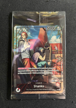 MINT SEALED One Piece SHANKS OP09-001 - Promo Card PSA July 2025 (with magazine) - Image 2