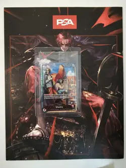MINT SEALED One Piece SHANKS OP09-001 - Promo Card PSA July 2025 (with magazine) - Image 5