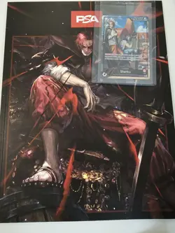 MINT SEALED One Piece SHANKS OP09-001 - Promo Card PSA July 2025 (with magazine) - Image 7