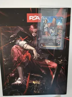 MINT SEALED One Piece SHANKS OP09-001 - Promo Card PSA July 2025 (with magazine) - Image 8