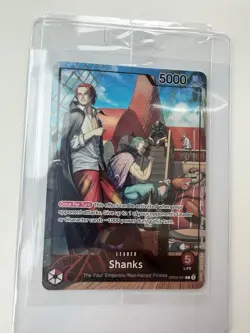 MINT SEALED One Piece SHANKS OP09-001 - Promo Card PSA July 2025 (with magazine) - Image 2