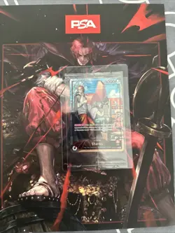 MINT SEALED One Piece SHANKS OP09-001 - Promo Card PSA July 2025 (with magazine) - Image 1