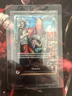 MINT SEALED One Piece SHANKS OP09-001 - Promo Card PSA July 2025 (with magazine) - Image 5