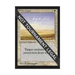 WOTC MtG International Ed. White Ward (U) NM - Image 1