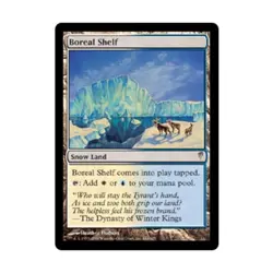 WOTC MtG Coldsnap Boreal Shelf (U) (Foil) EX - Image 1