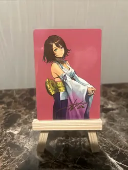 Mtg Final Fantasy Yuna, Hope Of Spira Gold Signature Stamped Art Series NM 48/53 - Image 3