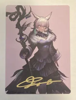 MTG Magic 53/53 Y’shtola, Night’s Blessed Gold Signature Art Card Final Fantasy - Image 1