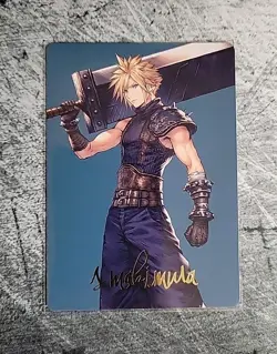 Cloud, Ex-SOLDIER Art Card 50/53 GoldStamped Signature Art Series: FF MTG - Image 1