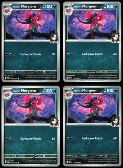 Marnie's Morgrem 135/182 Playset (x4 Cards) Destined Rivals NM Pokemon TCG - Image 1