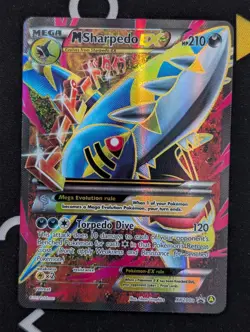 Pokemon M Sharpedo EX XY200a XY Collection Alternate Art Full Art Promo NM - Image 1