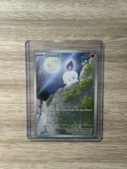 Litwick 101/086 Illustration Rare- Pokemon White Flare Holo SV ENGLISH - Image 1