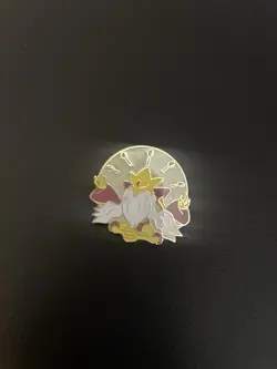 Mega M Alakazam Metal Enamel Pin Pokemon TCG - Image 1