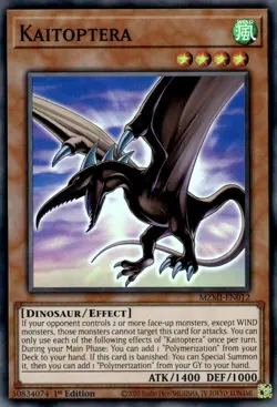 Kaitoptera - MZMI-EN012 - NM - Super Rare - 1st ed - Yugioh - Image 1
