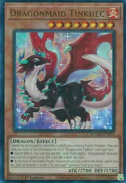 1st Edition - Dragonmaid Tinkhec - BLMM / NM / English Yugioh - Image 1