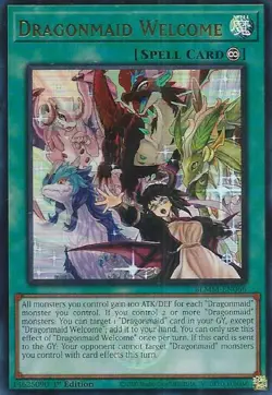 1st Edition - Dragonmaid Welcome - BLMM / NM / English Yugioh - Image 1