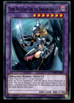 Dark Magician Girl The Dragon Knight LEDD-ENA36 - Yugioh - Image 1