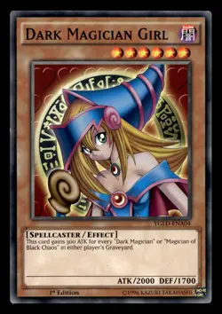 Dark Magician Girl YGLD-ENA04- Yugioh - Image 1