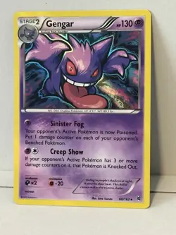 Gengar 60/162 XY - Breakthrough Holo NM Pokemon Card English - Image 1