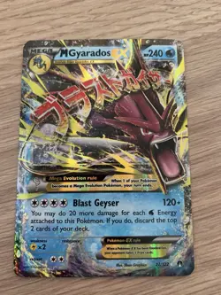 M Gyarados EX XY Breakpoint Ultra Rare Holo 27/122 Pokemon Card - Image 2